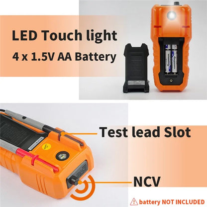 PEAKMETER PM18C Multimeter High-Precision Digital Display Voltage Current Resistance Tester