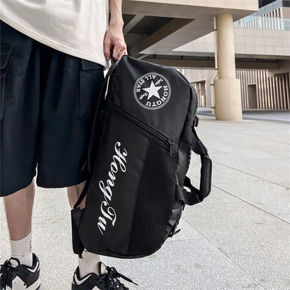 HT-325 Sports Shoulder Bag Oxford Cloth Travel Tote Bag Weekender Bag Storage Handbag