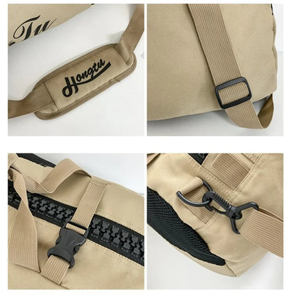 HT-325 Sports Shoulder Bag Oxford Cloth Travel Tote Bag Weekender Bag Storage Handbag