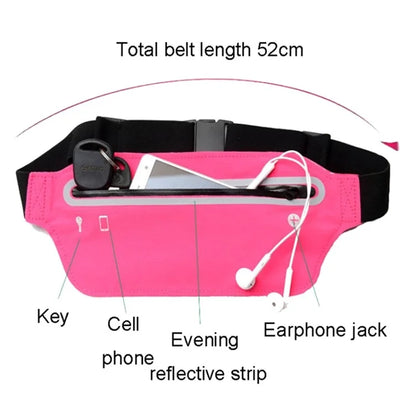 Waterproof Polyester Sports Waist Bag Daypack for Outdoor Running, Hiking, Cycling