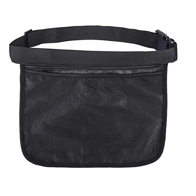 Portable Oxford Cloth Tennis Bag Holder Mesh Fanny Pack Phone Keys Storage Waist Bag
