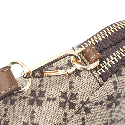 BAELLERRY N8908 Dual Zipper PU Leather Women Crossbody Bag Cards Phone Storage Bag