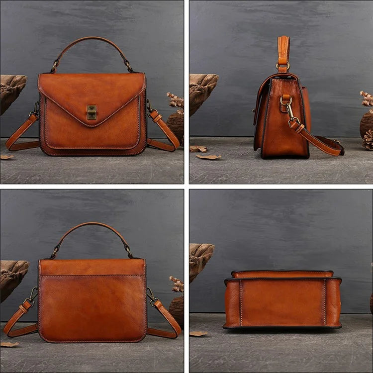 5799 Fashion Women Crossbody Bag Cowhide Leather Shoulder Bag Handbag Ladies Satchel
