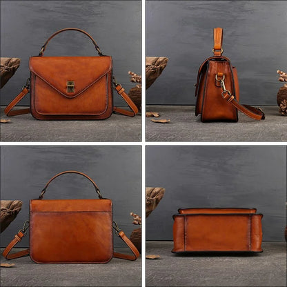 5799 Fashion Women Crossbody Bag Cowhide Leather Shoulder Bag Handbag Ladies Satchel