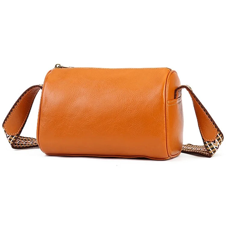 Y7215 Ladies Cowhide Leather Crossbody Bag Women Travel Handbag Shoulder Bag