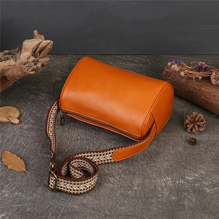 Y7215 Ladies Cowhide Leather Crossbody Bag Women Travel Handbag Shoulder Bag