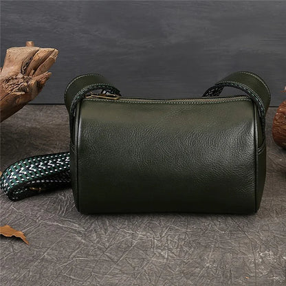 Y7215 Ladies Cowhide Leather Crossbody Bag Women Travel Handbag Shoulder Bag