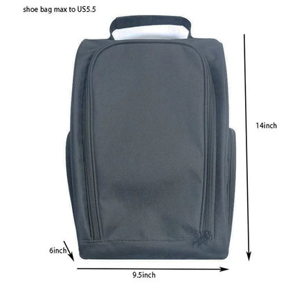 KG0228 Sport Shoes Zipper Storage Bag 600D Oxford Cloth Golf Balls Carrying Tote Bag