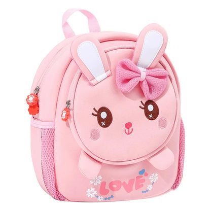 Children's Backpack Neoprene SBR Kids Anti-Lost Students School Book Bag with 3D Cartoon Decor, Size: L