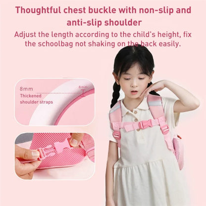 Children's Backpack Neoprene SBR Kids Anti-Lost Students School Book Bag with 3D Cartoon Decor, Size: L