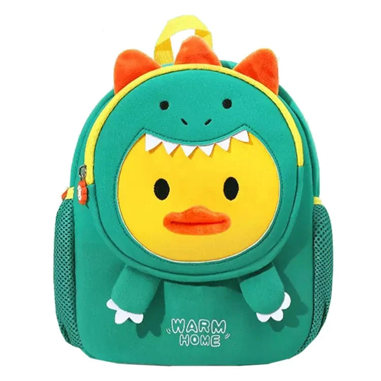 Children's Backpack Neoprene SBR Kids Anti-Lost Students School Book Bag with 3D Cartoon Decor, Size: L