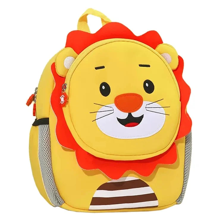 Children's Backpack Neoprene SBR Kids Anti-Lost Students School Book Bag with 3D Cartoon Decor, Size: L