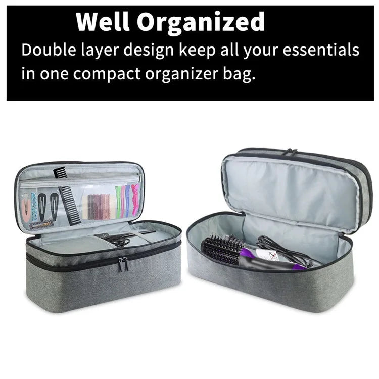 For Revlon One Step Original 1.0 / PLUS 2.0 Hair Styling Tool Storage Bag Dual Layer Polyester Handbag