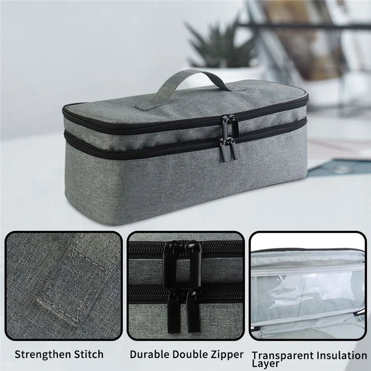 For Revlon One Step Original 1.0 / PLUS 2.0 Hair Styling Tool Storage Bag Dual Layer Polyester Handbag
