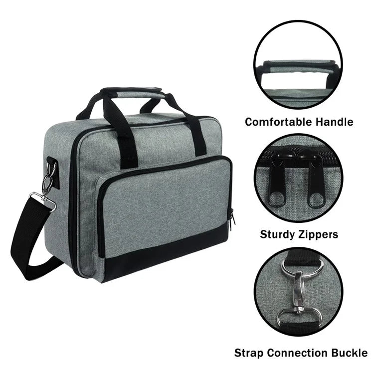 For Epson / BenQ / ViewSonic Shoulder Bag Projector Accessories Storage Pouch
