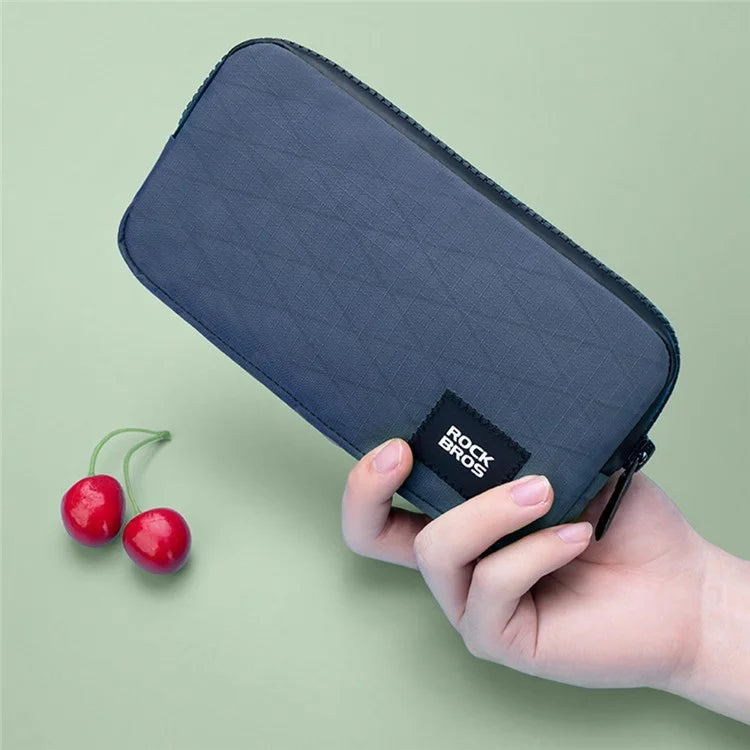ROCKBROS L001 Nylon Phone Zipper Bag Earphone Cash Keys Storage Bag