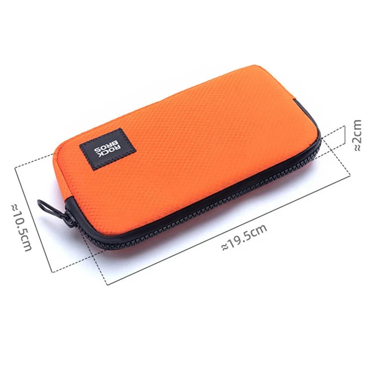 ROCKBROS L001 Nylon Phone Zipper Bag Earphone Cash Keys Storage Bag