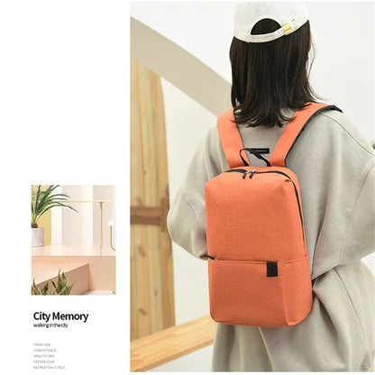 Large Capacity Student Backpack Portable Canvas Schoolbag Travel Computer Laptop Shoulder Bag