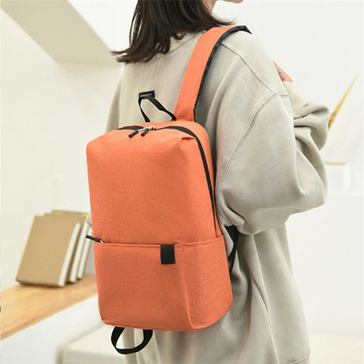 Large Capacity Student Backpack Portable Canvas Schoolbag Travel Computer Laptop Shoulder Bag
