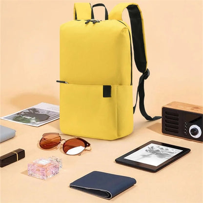 Large Capacity Student Backpack Portable Canvas Schoolbag Travel Computer Laptop Shoulder Bag