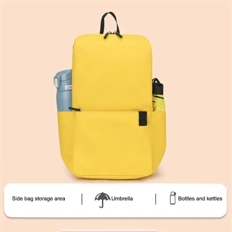 Large Capacity Student Backpack Portable Canvas Schoolbag Travel Computer Laptop Shoulder Bag