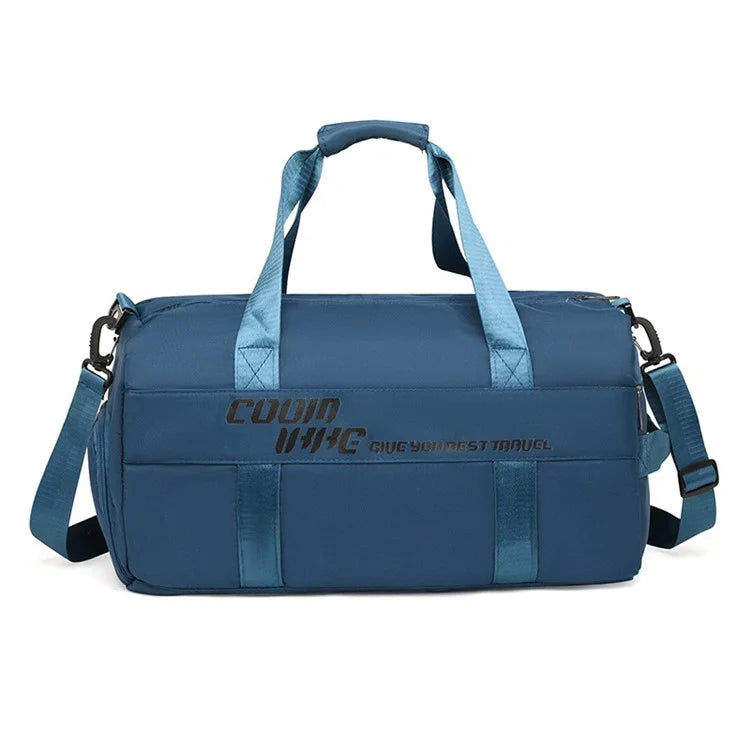 Large Capacity Oxford Cloth Waterproof Fitness Tote Crossbody Bag Travel Luggage Bag