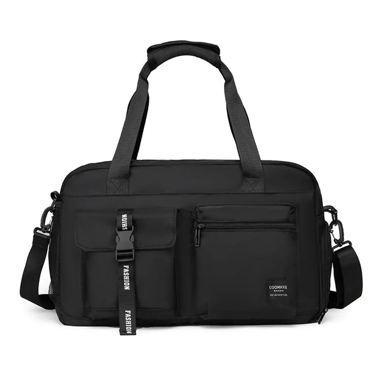 Dry Wet Separation Gym Bag Waterproof Oxford Cloth Travel Tote Bag with Shoes Compartment