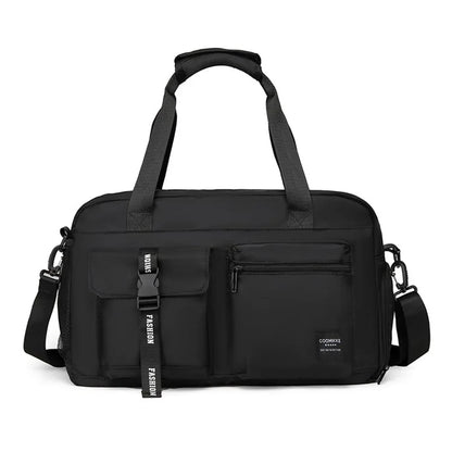 Dry Wet Separation Gym Bag Waterproof Oxford Cloth Travel Tote Bag with Shoes Compartment