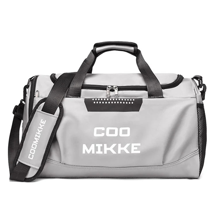 Oxford Cloth Sports Gym Bag Duffel Bag Weekend Overnight Shoulder Bag with Wet Dry Separation Pocket