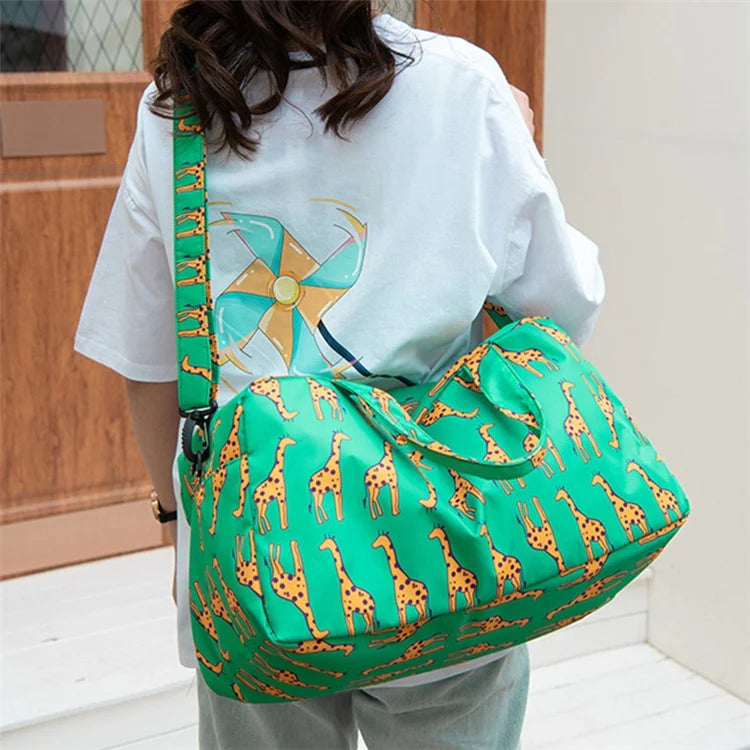 Dry Wet Separation Travel Bag Waterproof Oxford Cloth Portable Luggage Tote Carry Bag