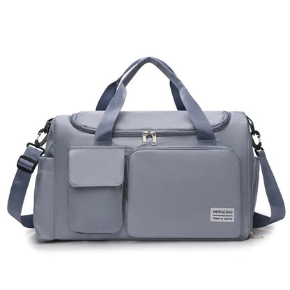 Stylish Oxford Cloth Waterproof Sport Fitness Tote Crossbody Bag Travel Luggage Bag
