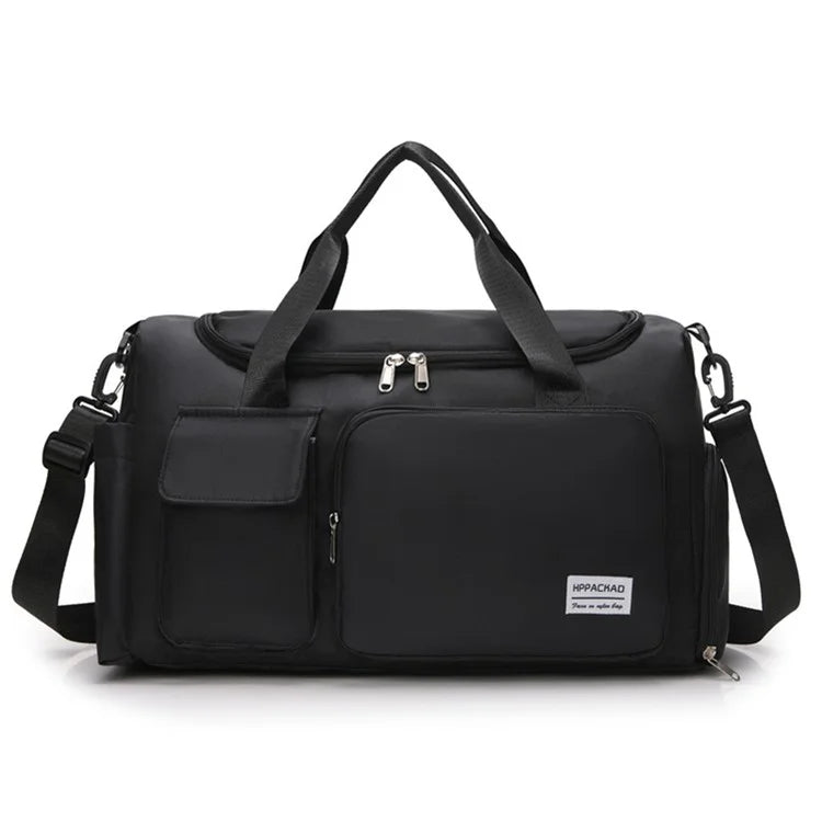 Stylish Oxford Cloth Waterproof Sport Fitness Tote Crossbody Bag Travel Luggage Bag