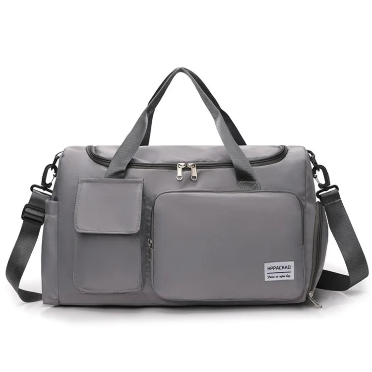 Stylish Oxford Cloth Waterproof Sport Fitness Tote Crossbody Bag Travel Luggage Bag