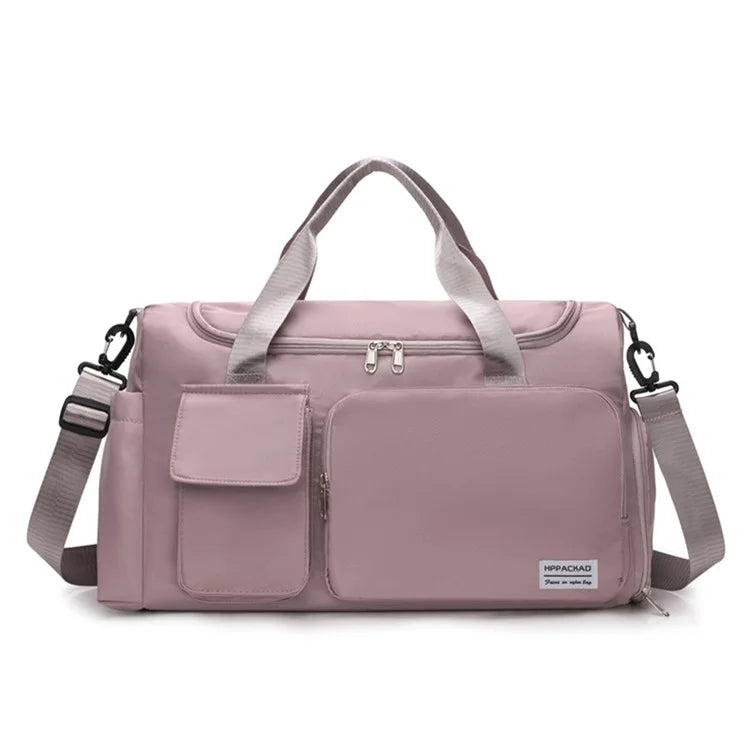 Stylish Oxford Cloth Waterproof Sport Fitness Tote Crossbody Bag Travel Luggage Bag