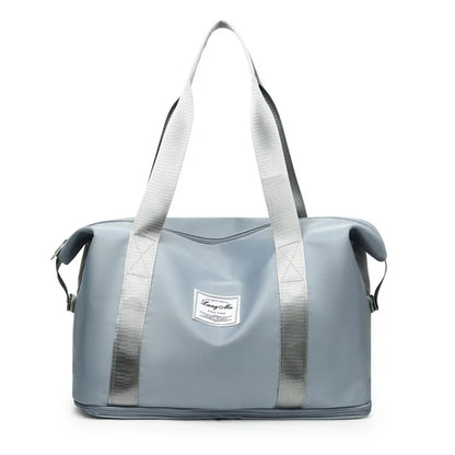 Oxford Cloth Duffel Bag Weekend Overnight Shoulder Bag Sports Gym Handbag