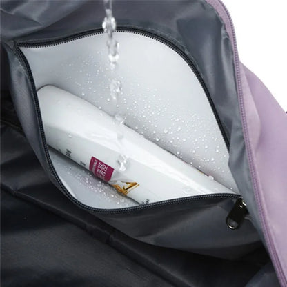 Oxford Cloth Duffel Bag Weekend Overnight Shoulder Bag Sports Gym Handbag