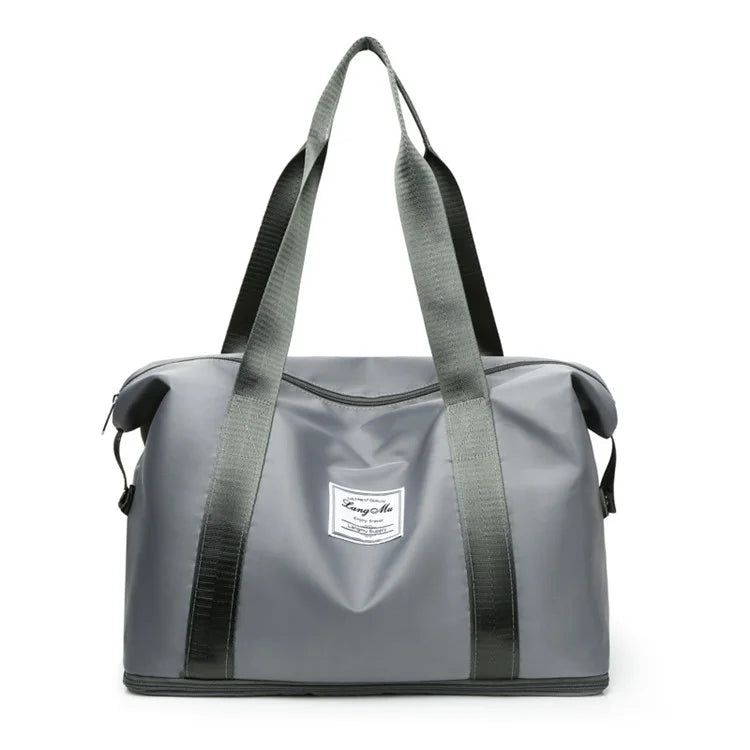 Oxford Cloth Duffel Bag Weekend Overnight Shoulder Bag Sports Gym Handbag