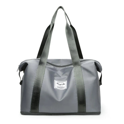 Oxford Cloth Duffel Bag Weekend Overnight Shoulder Bag Sports Gym Handbag