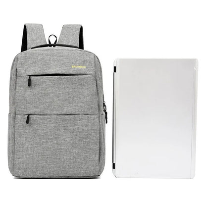 Backpack USB Charging Oxford Cloth Shoulders Bag with Small Pouch + Sling Bag