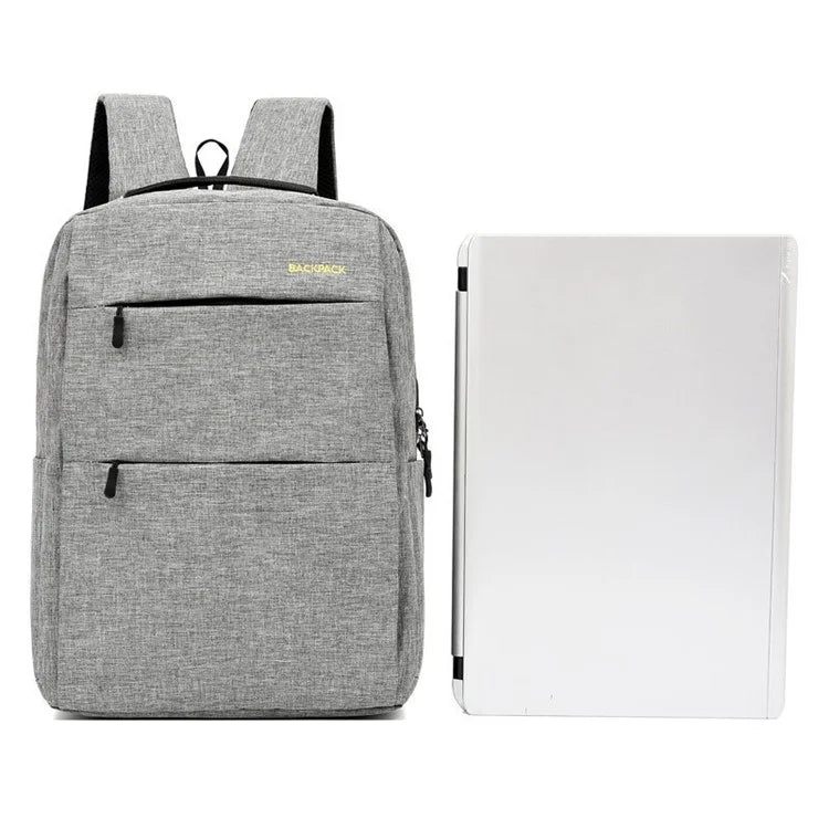 Backpack USB Charging Oxford Cloth Shoulders Bag with Small Pouch + Sling Bag