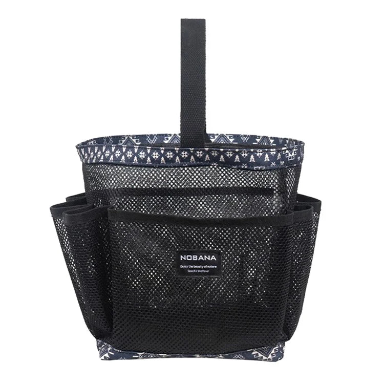 NOBANA Portable Mesh Basket Shower Caddy Tote Bag for Outdoor Shower Beach College Dorm Room