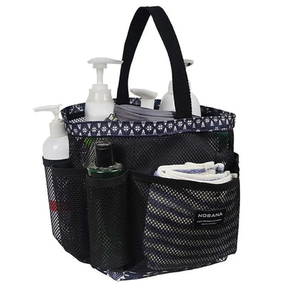 NOBANA Portable Mesh Basket Shower Caddy Tote Bag for Outdoor Shower Beach College Dorm Room