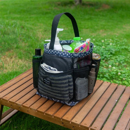 NOBANA Portable Mesh Basket Shower Caddy Tote Bag for Outdoor Shower Beach College Dorm Room