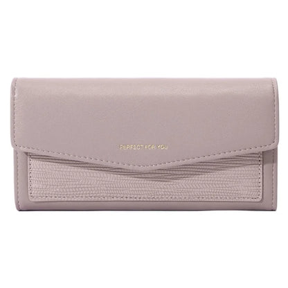 PERFECT FOR YOU Fashion Women's Wallet PU Leather Card Holder Cash Pouch Storage Bag Clutch Purse