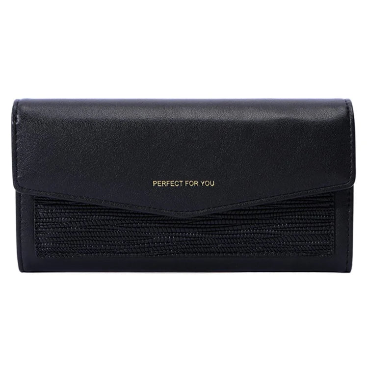 PERFECT FOR YOU Fashion Women's Wallet PU Leather Card Holder Cash Pouch Storage Bag Clutch Purse