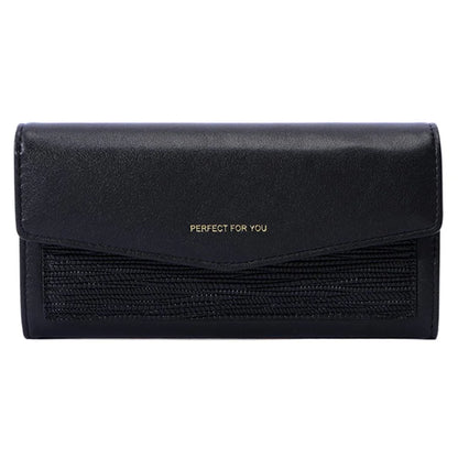 PERFECT FOR YOU Fashion Women's Wallet PU Leather Card Holder Cash Pouch Storage Bag Clutch Purse
