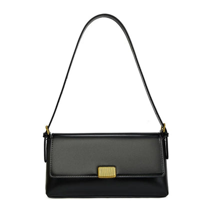 SMNQS-A6145 Fashion Women PU Leather Underarm Bag Solid Color Crossbody Shoulder Bag