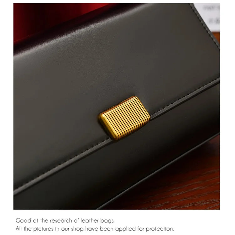 SMNQS-A6145 Fashion Women PU Leather Underarm Bag Solid Color Crossbody Shoulder Bag
