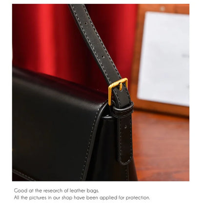 SMNQS-A6145 Fashion Women PU Leather Underarm Bag Solid Color Crossbody Shoulder Bag