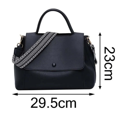 MM1926 Winter PU Leather Crossbody Bag Women's Satchel Shoulder Bag Large Handbag Tote Bag